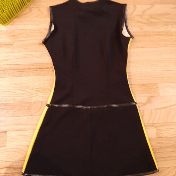 RARE Extremz by Alek PVC Poly Blend Dress Melrose - Picture 2 of 7